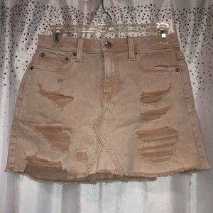American Eagle Denim pink skirt